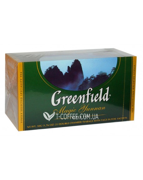 Чай GREENFIELD Magic Yunnan Юннань 25 х 2 г (4820022862006)