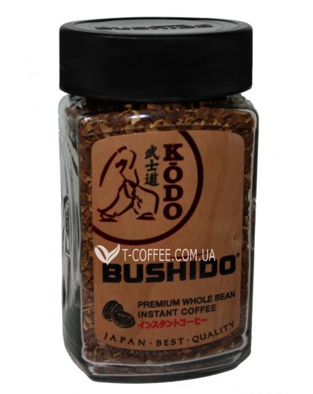 Кава BUSHIDO Kodo цільнозернова розчинна 95 г скл. б. (5060367340176)