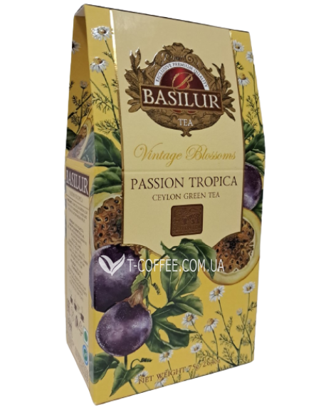 Чай BASILUR Passion Tropica Тропическая Страсть - Винтажные цветы 75 г к/п (4792252944794)