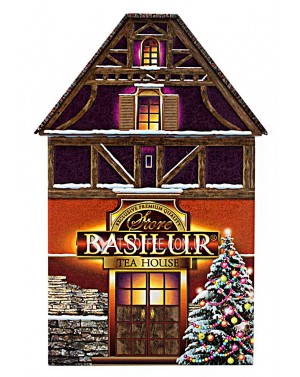 Чай BASILUR Christmas House Різдвяний Будиночок - Святкова 100 г ж/б (4792252100756)