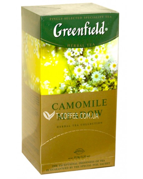Чай GREENFIELD Camomile Meadow Ромашка 25 х 1,5 г (4823096802664)