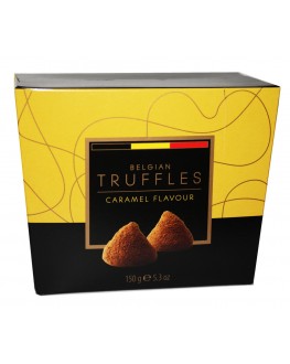 Цукерки BELGIAN TRUFFLES Caramel Flavour Карамель 150 г в коробці (5420066370001)