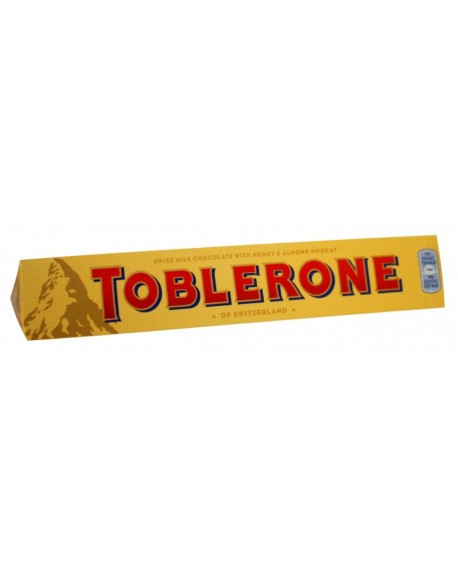 Шоколад TOBLERONE Milk Chocolate Almond Nougat Молочний Мигдальна Нуга 100 г (7614500010013)