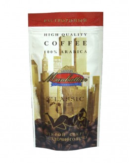 Кава MANHATTAN Classic розчинна 50 г економ. пак. (5904277114550)