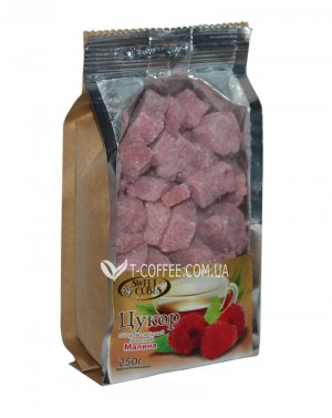 Цукор колотий кусковий з малиною Sweet Cubes 250 г фото
