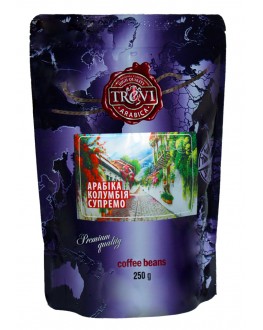 Кава TREVI Арабіка Колумбія Супремо зернова 250 г (4820140050767)