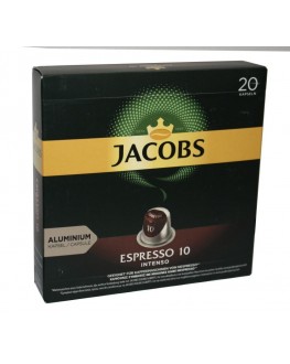 Кава JACOBS Nespresso Espresso Intenso 10 в капсулах 20 х 5,2 г (8711000371190)