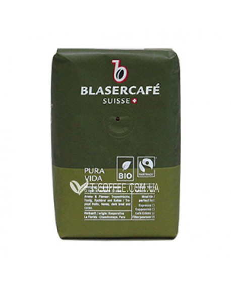 Кава BLASER CAFE Pura Vida Bio зернова 250 г (7610443000180)