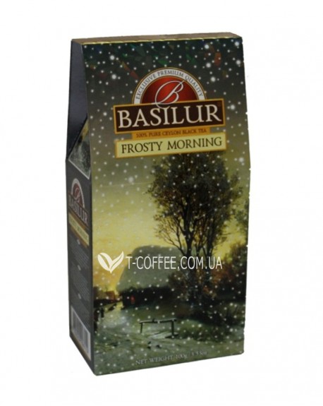 Чай BASILUR Frosty Morning Морозний Ранок - Морозна 100 г к/п (4792252928152)