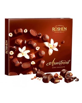 Цукерки ROSHEN Assortment Classic Dark 154 г в коробці (4823077611940)