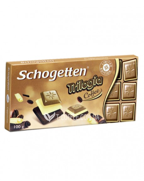 Шоколад SCHOGETTEN Trilogia Coffee Трилогія Кава 100 г