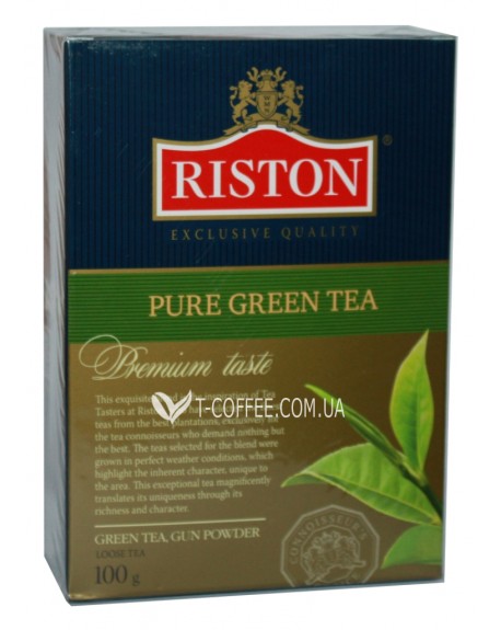 Чай RISTON Pure Green Tea GP Ганпаудер 100 г к/п (4792156002187)
