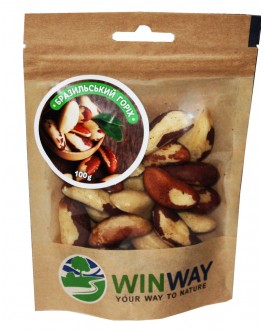 Бразильський Горіх WINWAY сушений 100 г (4821912900518)