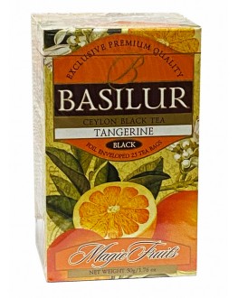 Чай BASILUR Tangerine Мандарин - Чарівні Фрукти 25 х 2 г (4792252920873)