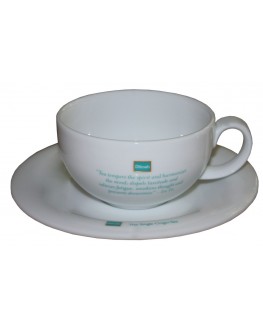 Чашка з блюдцем DILMAH Queensberry Breakfast порцелянова 350 мл