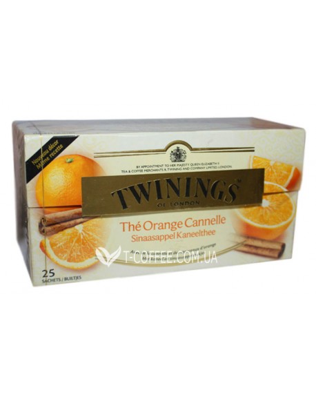 Чай TWININGS the Saveur Orange Cannelle Чорний Апельсин Кориця 25 х 2 г (5055953900551)
