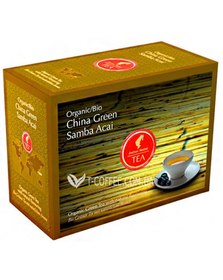 Чай JULIUS MEINL Bio China Green Samba Acai Самба Acai 20 x 3,25 г