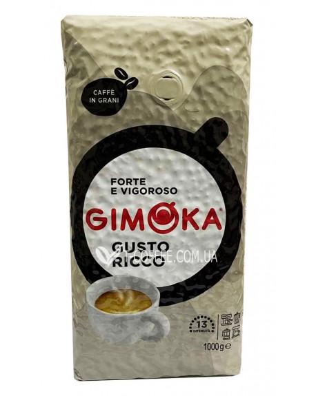 Кофе GIMOKA Gusto Ricco зерновой 1 кг (8003012000060)