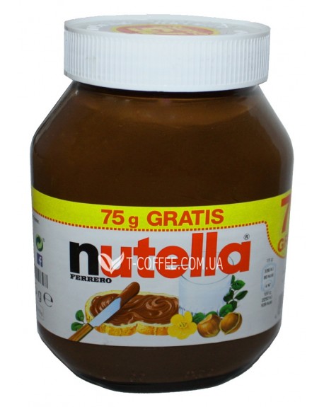 Шоколадна паста NUTELLA 825 г скл. б (4008400409627)