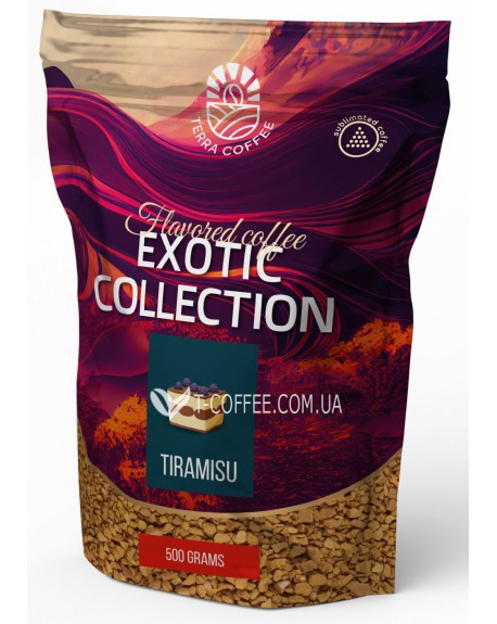 Кава Terra Cofffee Exotic Tiramisu розчинна 500 г економ. пак.