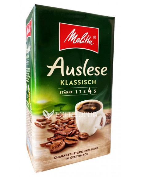 Кава MELITTA Auslese Klassisch мелена 500 г (4002720002261)