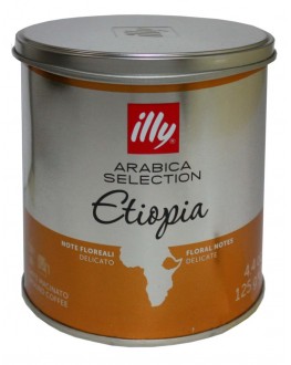Кава ILLY Etiopia Arabica Selection мелена 125 г ж/б (8003753939964)