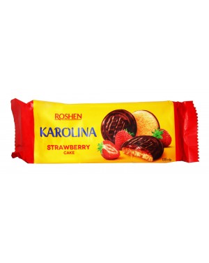Печиво ROSHEN Karolina Strawberry Cake Полуниця 135 г - фото