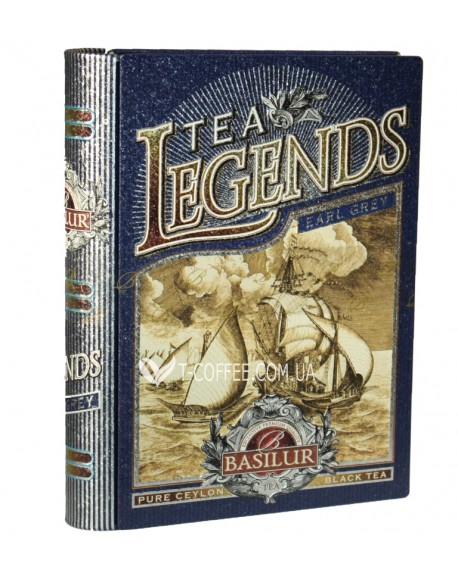  Чай BASILUR Earl Grey Ерл Грей - Чайні Легенди 100 г ж/б (4792252923935)