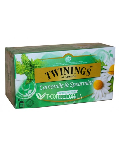 Чай TWININGS Camomile Spearmint Ромашка М’ята 25 х 1,5 г