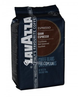 Кава LAVAZZA Espresso Gran Espresso зернова 1 кг (8000070021341)