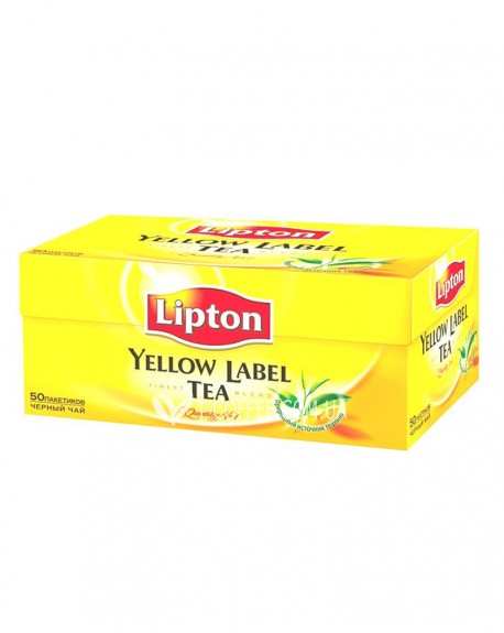 Чай LIPTON Yellow Label Чорний 50 x 2 г (4823084200021)