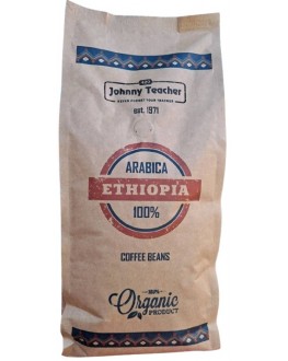 Кава JOHNNY TEACHER Monoarabica Ethiopia зернова 1 кг (4820211003449)