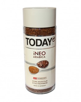 Кава TODAY Ineo Arabica цільнозернова розчинна 95 г скл. б. (5060300570134)