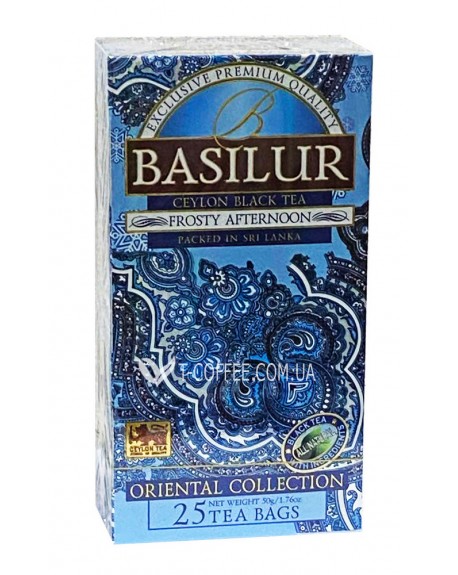 Чай BASILUR Frosty Afternoon Морозний Полудень - Східна 25 х 2 г (4792252923591)