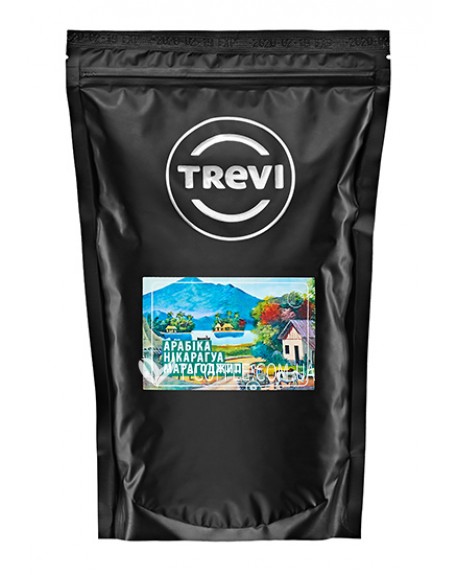 Кава TREVI Арабіка Нікарагуа Марагоджип зернова 1 кг