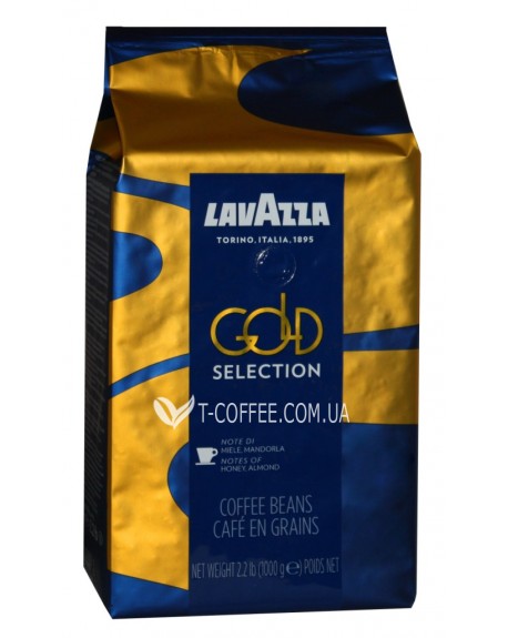 Кава LAVAZZA Espresso Gold Selection зернова 1 кг (8000070043206)