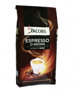 Кава JACOBS Espresso D'Aroma зернова 1 кг
