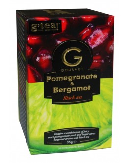 Чай GRACE! Gourmet Pomegranate Bergamot Гранат Бергамот 20 х 1,75 г (5060207697392)