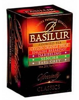 Чай BASILUR Assorted Tea Асорті - Обрана Класика 20 х 2 г (4792252002746)