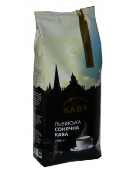 Кава ВІДЕНСЬКА КАВА Львівська Сонячна Кава зернова 1 кг (4820000371568)