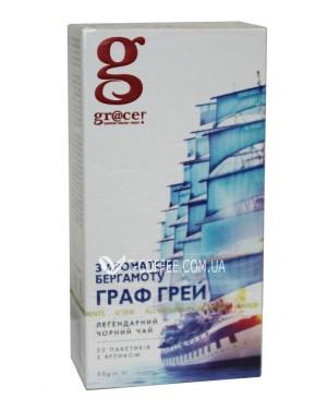 Чай GRACE! Earl Grey Граф Грей - Бестселер 25 х 2 г зображення