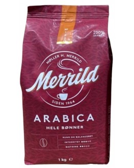 Кава LAVAZZA Merrild Arabica зернова 1 кг (8000070201347)