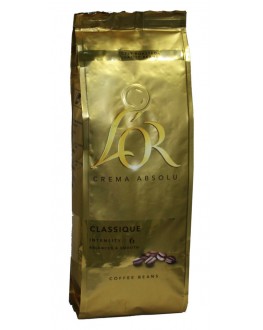 Кава L'OR Crema Absolu Classique зернова 200 г