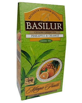 Чай BASILUR Pineapple & Orange Ананас та Апельсин - Чарівні Фрукти 100 г к/п (4792252933477)