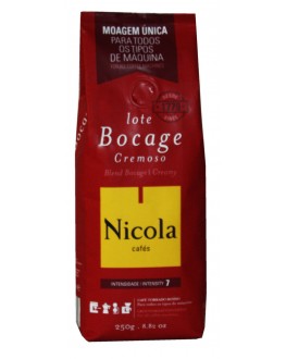 Кава NICOLA Bocage Cremoso мелена 250 г (5601132003331)