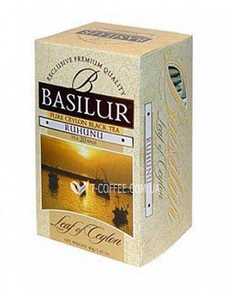 Чай BASILUR Ruhunu Рухуну - Лист Цейлону 20 х 2 г (4792252001206)