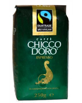 Кава CHICCO D'ORO Espresso Max Havelaar зернова 250 г (7610899001021)