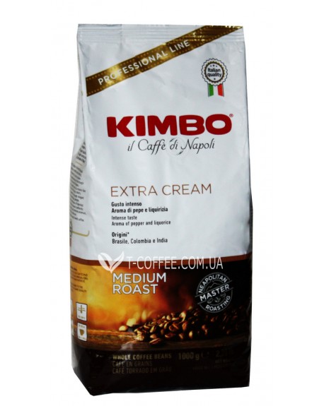Кава KIMBO Extra Cream зернова 1 кг (8002200140014)