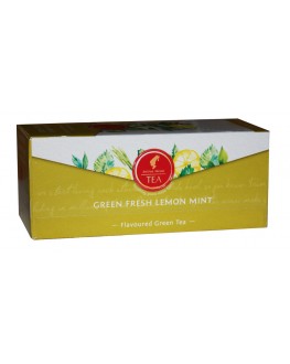 Чай JULIUS MEINL Green Fresh Lemon Mint Зелений Лимон М’ята 25 х 1,74 г (9000403885892)
