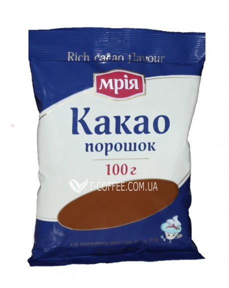 Какао МРІЯ порошок 11% 100 г (4820154830256)